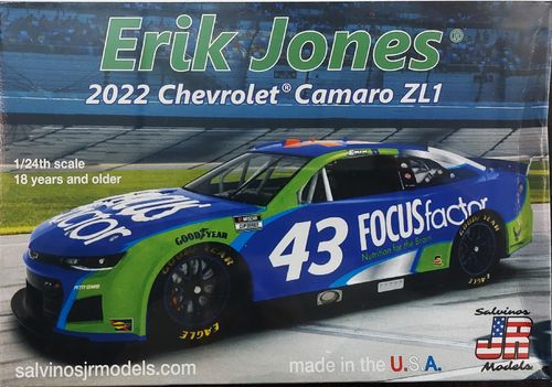 Erik Jones 2022 Chevrolet Camaro ZL1 Nascar