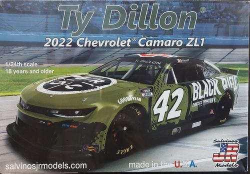 Ty Dillon 2022 Chevrolet Camaro ZL1 Nascar