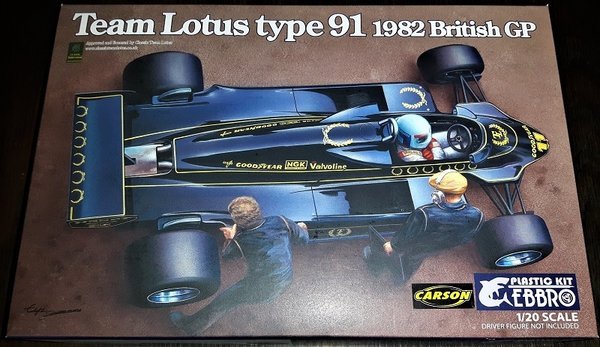 Team Lotus type 91 1982 British GP