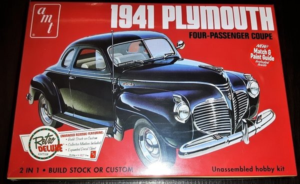 1941 Plymouth Four Passenger Coupe 2 in 1 Stock Car oder Custom