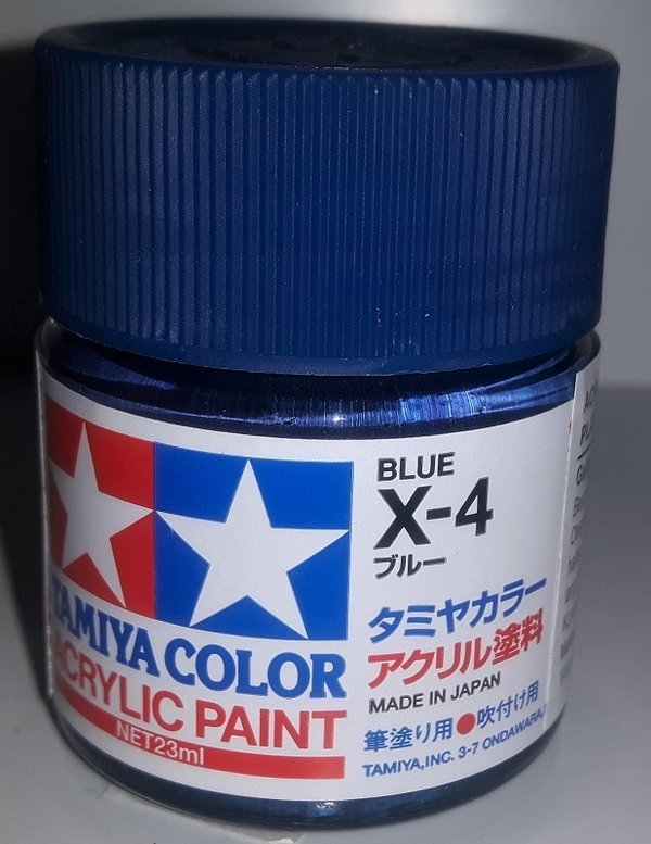 Blau X-4 glänzend