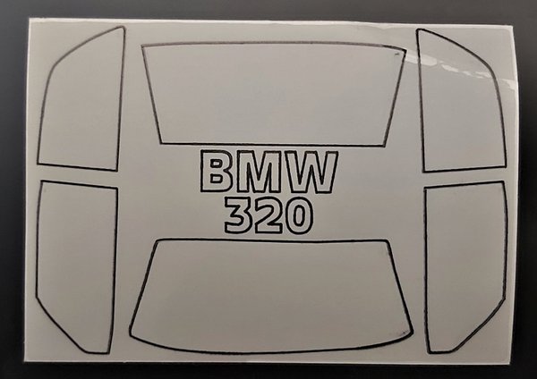 BMW 320 Gruppe 5 Lexankarosse