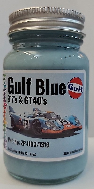 Gulf Blue für Porsche 917 und Ford GT 40, 60ml