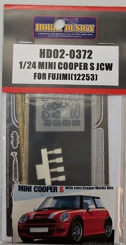 Mini Cooper S JCW for Fujimi 12253 Detail Up Parts, Fotoätzteile