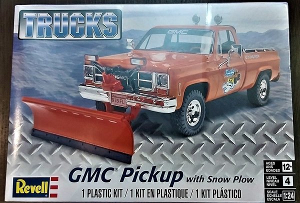 GMC Pickup with Snow Plow