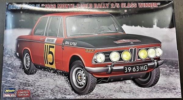 BMW 2002 ti 1969 Monte - Carlo Rally 2/5 Class Winner