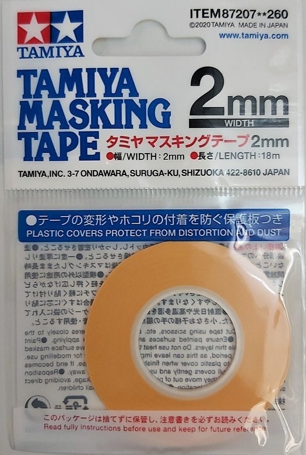Abdeckband, Masking Tape 2mm / 18m