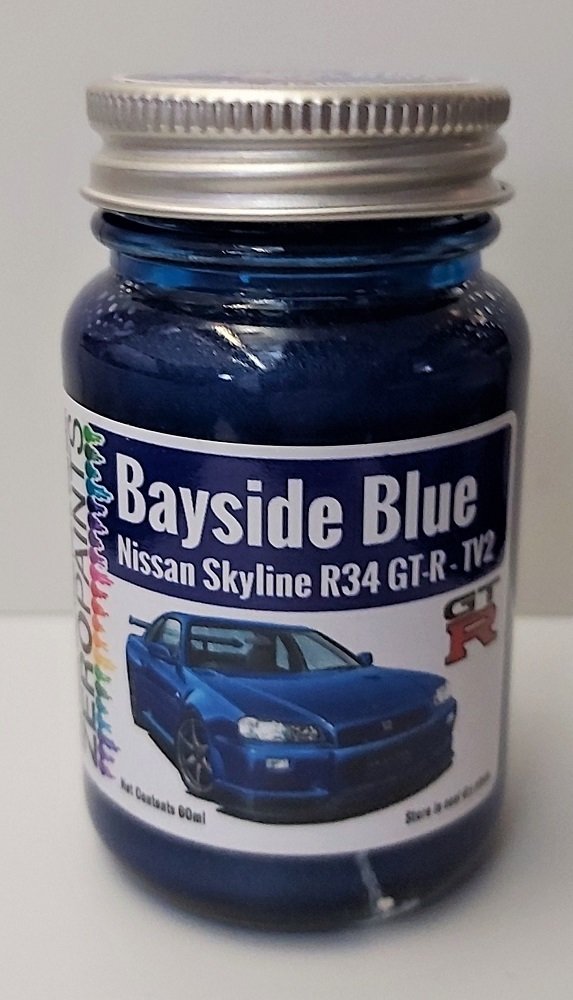 Bayside Blue Nissan Skyline R34 GT-R TV2, 60ml.