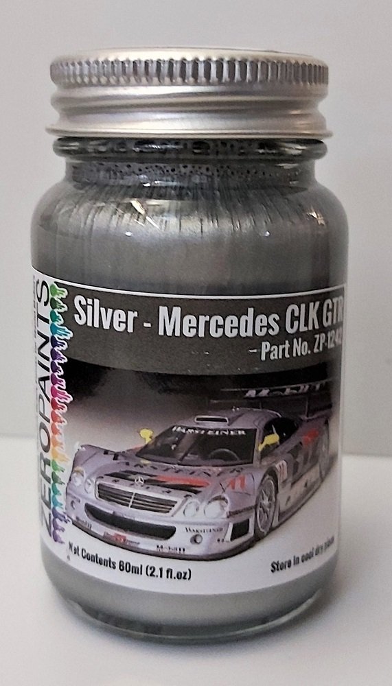 Silver / Silber Mercedes CLK GTR, 60ml.