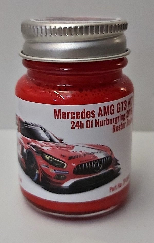 Mercedes AMG GT3 #17 24h of Nürburgring 2019 Roster Rojo, 30ml.