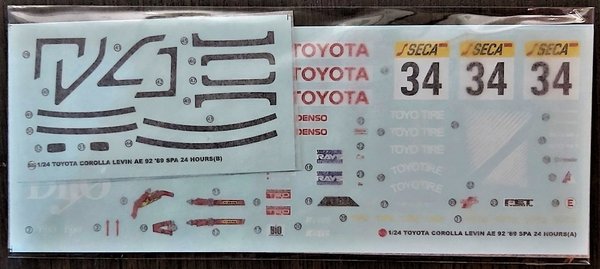 Toyota Corolla Levin AE92 ´89 Spa 24 Hours