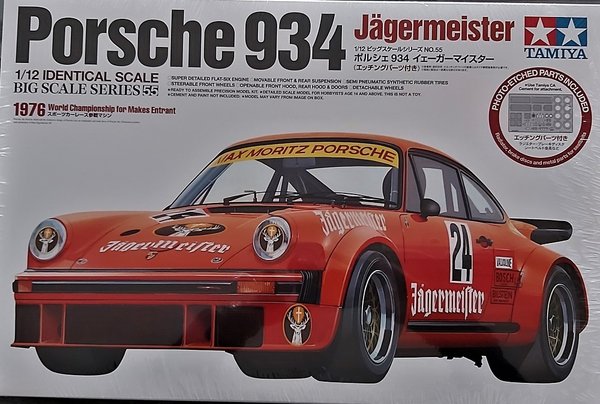 Porsche 934 Jägermeister mit Fotoätzteile