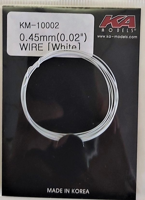 Wire, Kabel Ø0,45mm weiß