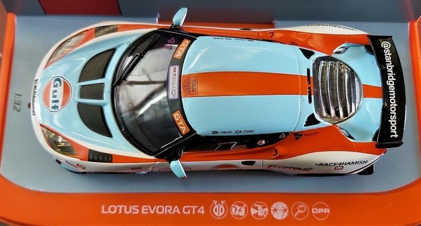 Lotus Erova Gulf Edition in einer Superslot Schachtel