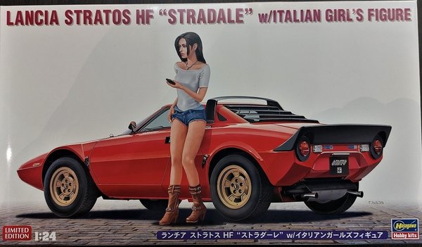 Lancia Stratos HF Stradale mit Italian Girl´s Figur